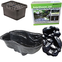 PondXpert EcoFilter 2000 Pond Kit with Preformed Pond & Waterfall