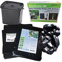 PondXpert EcoFilter 4000 Pond Kit with 5 x 4m Liner, Underlay & Waterfall