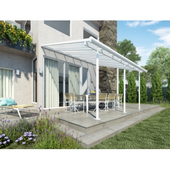 Palram-Canopia 3x4.25m Sierra Veranda Patio Cover White - Clear