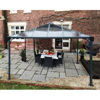 Palram-Canopia Martinique 5000 Garden Gazebo Grey