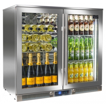 Blastcool Extremis XP2 Double Door Outdoor Cooler with Glass Door (870mm High)