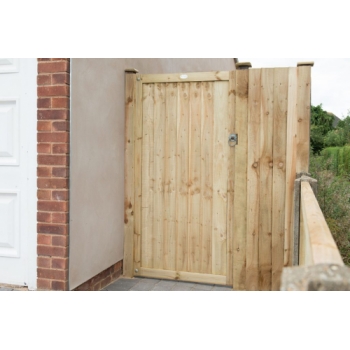 Forest Garden 6ft Pressure Treated Featheredge Gate (1.80m High)