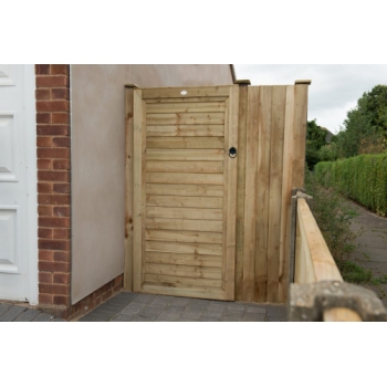 Forest Garden 6ft Pressure Treated Square Lap Gate (1.83m High)