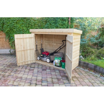 Forest Garden Pent Large Outdoor Store Pressure Treated (Installation Included)