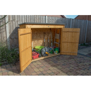 Forest Garden Pent Large Outdoor Store Dip Treated (Installation Included)