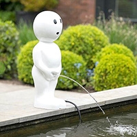 Ubbink White 'Boy' Spitter (Large) with 3m x 12mm Hose